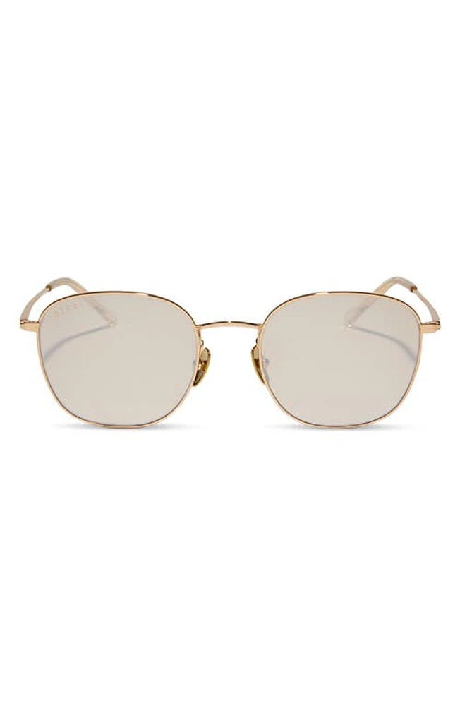 DIFF Axel 54mm Square Sunglasses in Honey Crystal Flash at Nordstrom