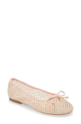 Nordstrom Kids' Emmaline Sparkle Ballet Flat Pink at Nordstrom, M