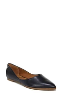 Zodiac Hill Pointy Toe Flat Navy Leather at Nordstrom,