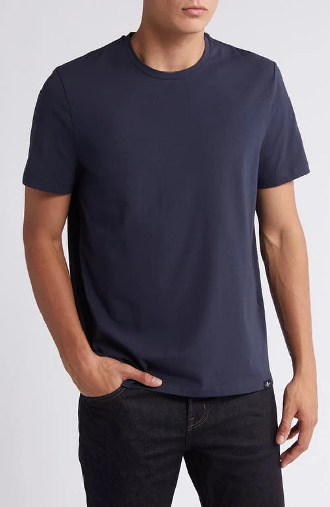 7 For All Mankind Luxe Performance T-Shirt Navy at Nordstrom,