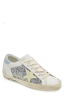 Golden Goose Super-Star Glitter Bio Based Low Top Sneaker Silver/White at Nordstrom,