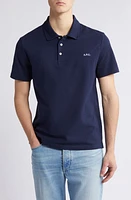 A. P.C. Embroidered Logo Cotton Polo at Nordstrom,