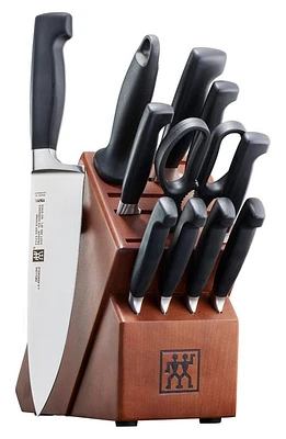 ZWILLING Four Star 12-Piece Knife Block Set in Stainless Steel at Nordstrom