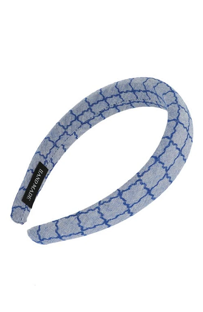 L. Erickson Helena Headband in Blue at Nordstrom