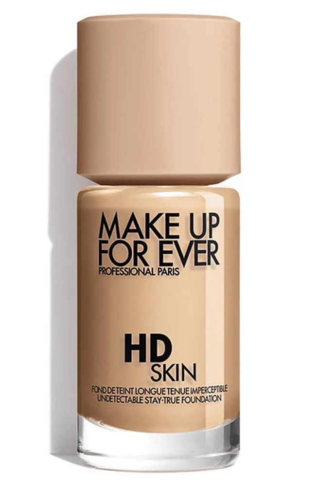 Make Up For Ever HD Skin Waterproof Natural Matte Foundation in 2820 at Nordstrom, Size 1.01 Oz