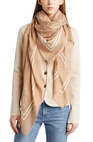 rag & bone Dagger Print Scarf in Camel at Nordstrom