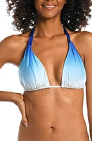 La Blanca Ocean Halter Bikini Top Sapphire at Nordstrom,