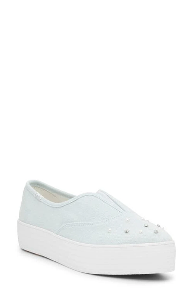 Keds Point Platform Slip-On Sneaker Denim at Nordstrom,