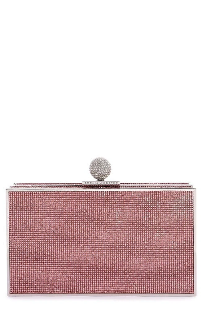 SOPHIA WEBSTER Clara Bijou Box Clutch in Rose Quartz at Nordstrom