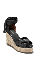 Cole Haan Cloudfeel Hampton Espadrille Wedge Sandal Black at Nordstrom,