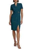 Donna Karan New York Ruched Sheath Dress Tide at Nordstrom,