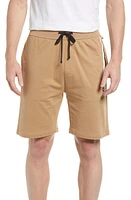 BOSS Essential Cotton Pajama Shorts in Beige at Nordstrom, Size Small