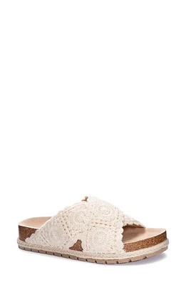 Dirty Laundry Tacoma Crochet Slide Sandal in Cream at Nordstrom, Size 11