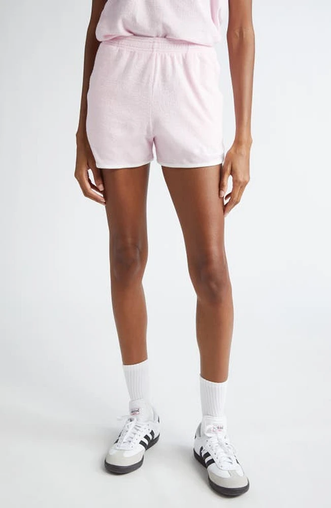 Sporty & Rich Hotel du Cap Cotton Terry Shorts Eden Pink at Nordstrom,