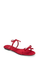 Jeffrey Campbell Bow-Bow Slide Sandal Satin at Nordstrom,