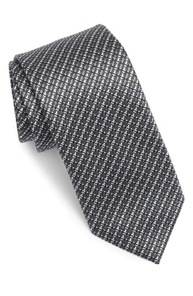 TOM FORD Geometric Silk Tie in Multicolor Dark Grey at Nordstrom