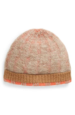 Eckhaus Latta Campus Reversible Beanie in Campari at Nordstrom