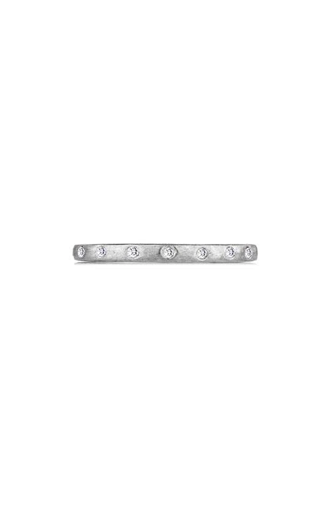 Sethi Couture Dunes Diamond Stacking Band Ring in White Gold/Diamond at Nordstrom, Size 6.5