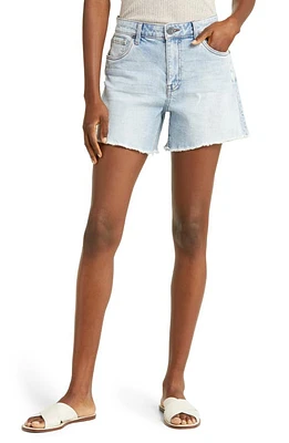 KUT from the Kloth Jane Fray Hem High Waist Denim Shorts Full at Nordstrom,