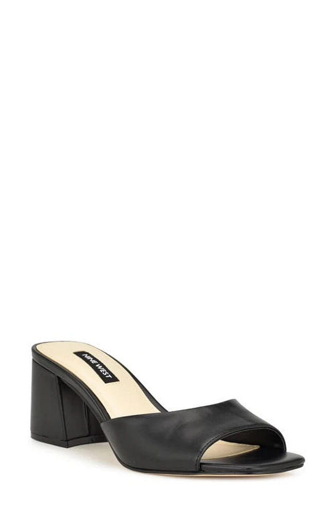 Nine West Gagen Slide Sandal in Black at Nordstrom, Size 7