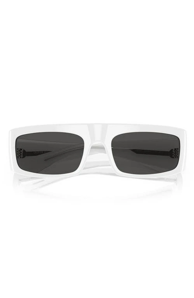 Oliver Peoples x KHAITE 1979C 56mm Rectangular Sunglasses in White at Nordstrom