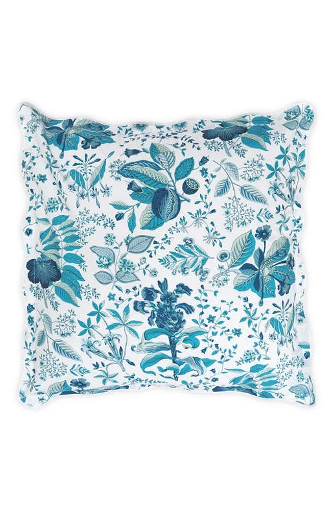 Matouk Pomegranate Euro Sham in Prussian Blue at Nordstrom