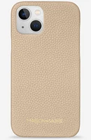 MAISON de SABRÉ Leather Phone Case in Saharan Nude at Nordstrom, Size Iphone 13