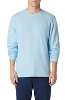 Bugatchi Cotton & Silk Crewneck Sweater at Nordstrom,