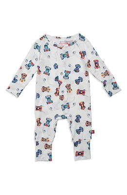 Magnetic Me Formula Fun Print Convertible Footie at Nordstrom,