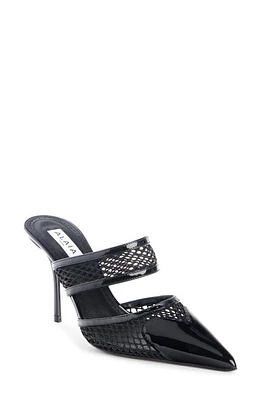 Alaïa Le Coeur Pointed Cap Toe Mule in Noir at Nordstrom, Size 8Us