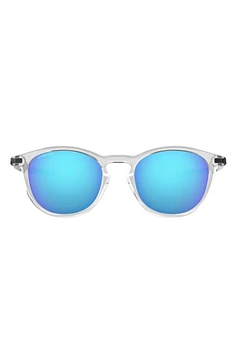 Oakley Ptchman 50mm Small Round Sunglasses in Clear at Nordstrom