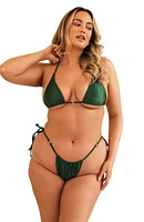 Dippin Daisys Presley Tie String Bikini Bottom Hunter at Nordstrom,