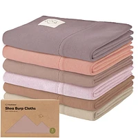 KeaBabies Shea Burp Cloths in Mauve at Nordstrom