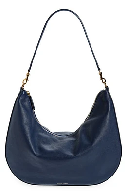 Mansur Gavriel Swing Leather Hobo Bag in Blue at Nordstrom