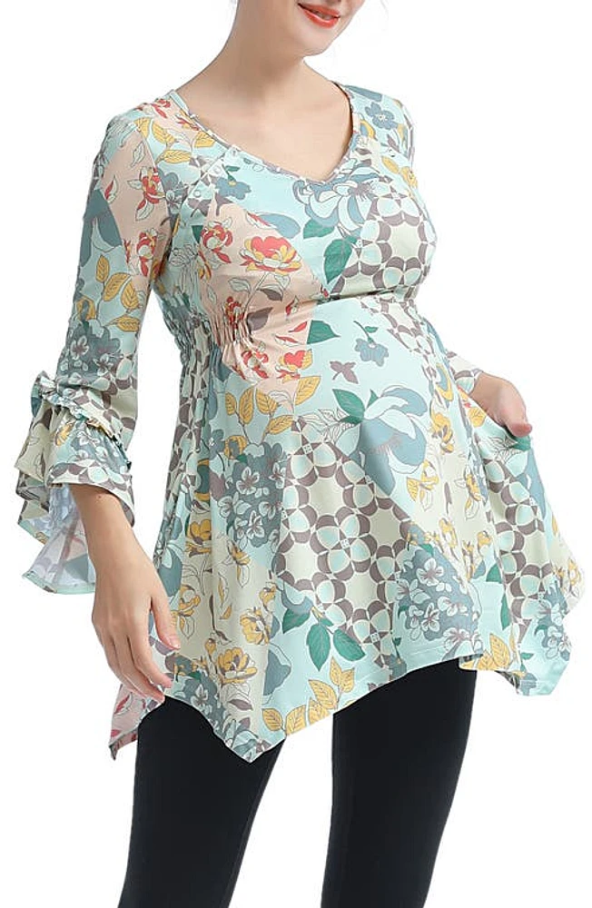 Kimi and Kai Sue Maternity/Nursing Tunic Multicolored at Nordstrom,