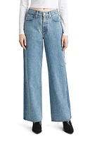 SLVRLAKE Grace Reworked Panelled Wide Leg Jeans Great Divide at Nordstrom,