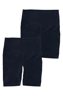 Ingrid & Isabel 2-Pack Maternity Bike Shorts Black at Nordstrom,