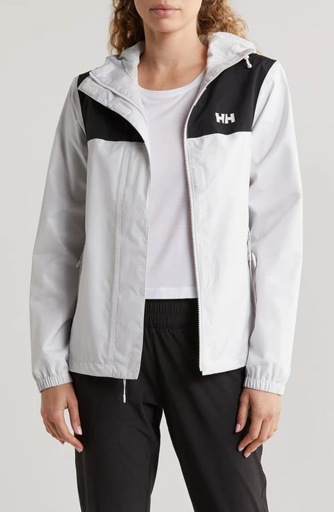 Helly Hansen Vancouver Hooded Rain Jacket Nimbus Cloud at Nordstrom,