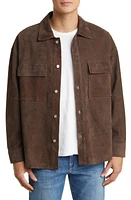 FRAME Clean Suede Button-Up Shirt at Nordstrom,