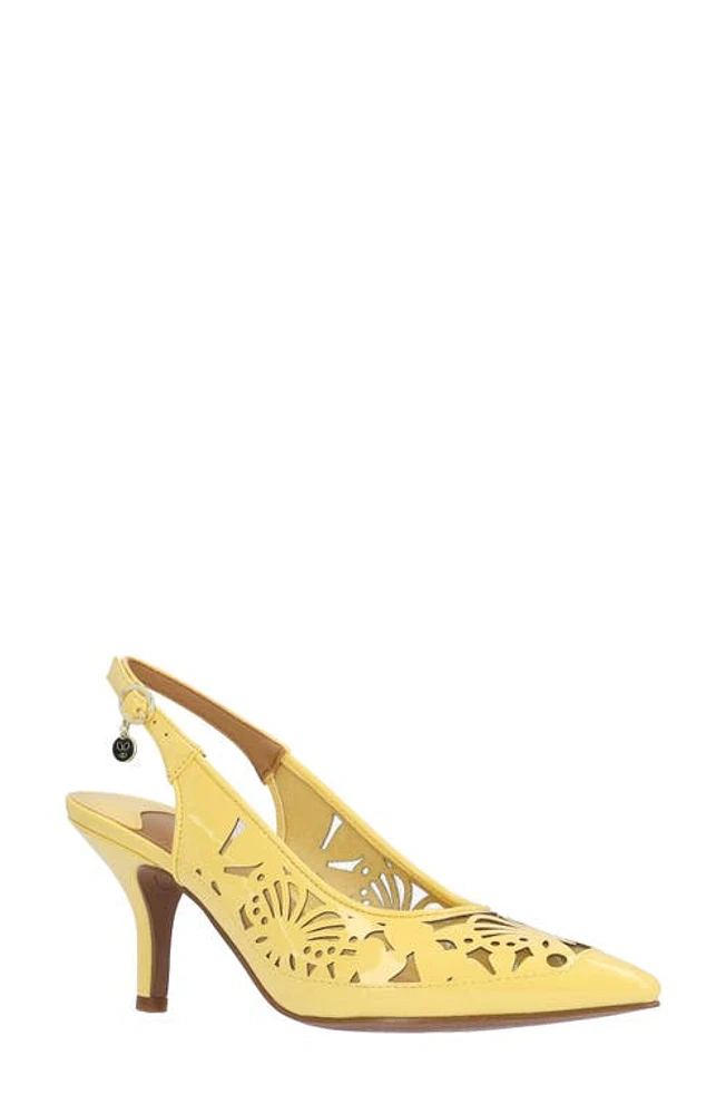 J. Reneé Vanani Slingback Pointed Cap Toe Pump Soft at Nordstrom,