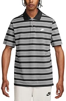 Nike Club Stripe Cotton Polo at Nordstrom,