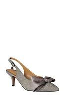 J. Renée Devika Slingback Pointed Toe Pump Pewter at Nordstrom,