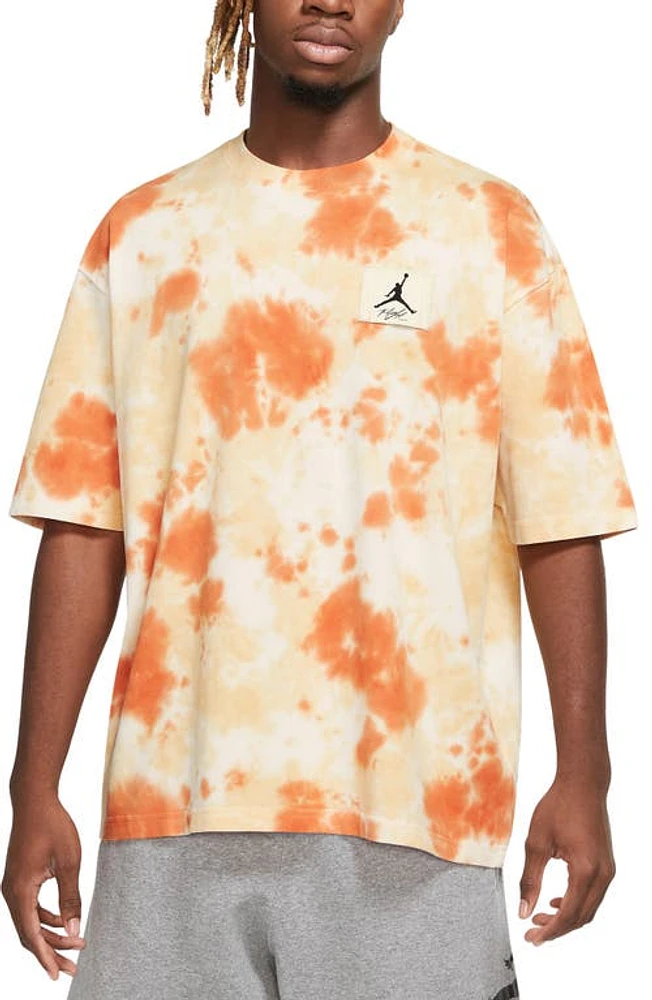 Jordan Essentials Statement Tie Dye Oversize T-Shirt Pale at Nordstrom,