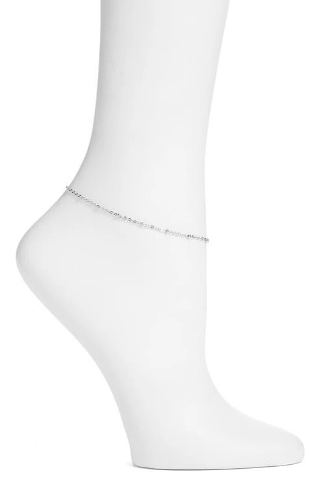 VIDAKUSH Chain Anklet in Silver at Nordstrom