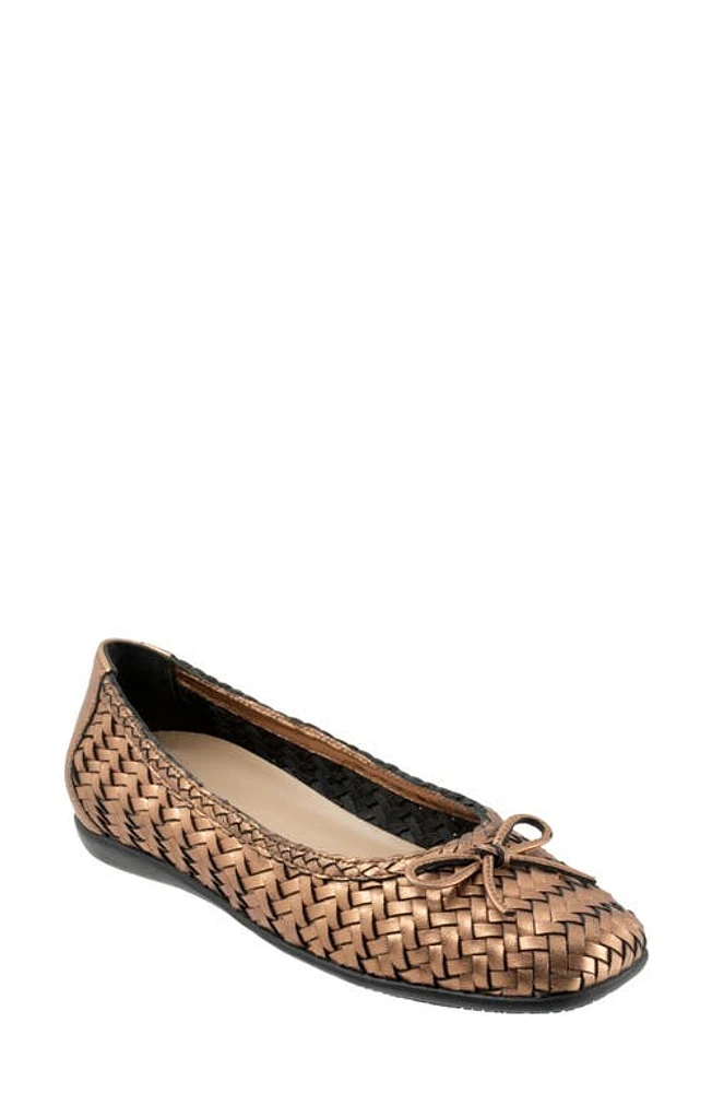 Trotters Gillian Flat Bronze at Nordstrom,