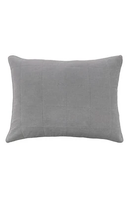 Pom Pom at Home Amsterdam Velvet Cotton Big Pillow in Shore Blue at Nordstrom