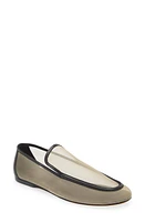 Khaite Alessio Sheer Mesh Loafer Black/Beige at Nordstrom,