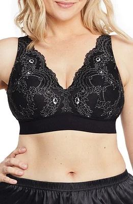 Glamorise Bramour Lexington Lace Plunge Bralette at Nordstrom,