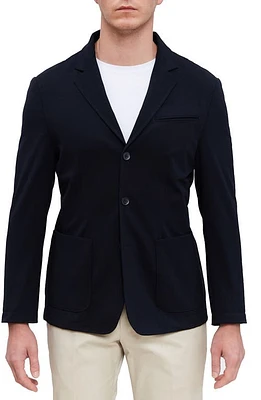 Emanuel Berg Premium Stretch Nylon Blazer Navy at Nordstrom, Us