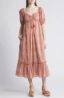 Cleobella Joley Tile Print Organic Cotton Voile Midi Dress Tomar at Nordstrom,